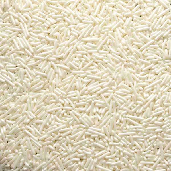 White Pearl Bits Sprinkles 6 OZ