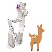 Cute Deer Cookie Cutter 4 1/4" x 3"