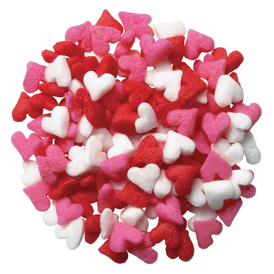 Heart Red, White & Pink Mini Quins 4 OZ
