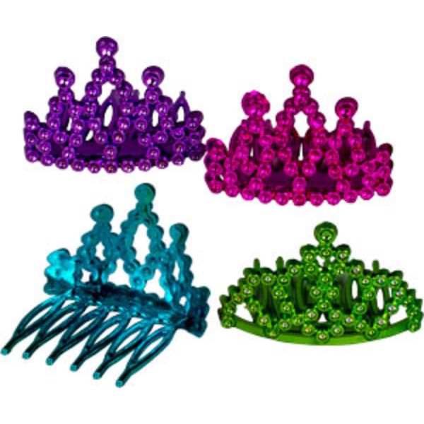 Tiara Minis Assorted Colors 1 1/2" 24 CT