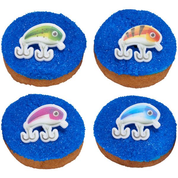 Fishing Lure Assortment Cupcake Rings 72 CT - Image 3