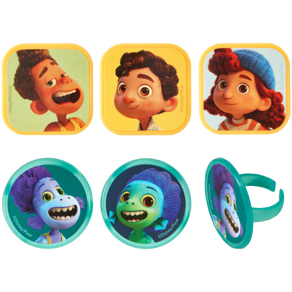 Disney/Pixar Luca Wild and Free Cupcake Rings 72 CT - Image 2