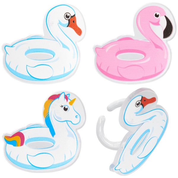 Pool Floaties Cupcake Rings 72 CT - Image 2