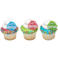 Happy Birthday Stars Rings 144 CT
