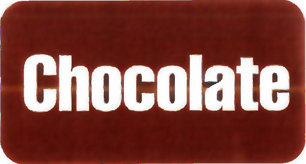 Chocolate Labels 500 CT