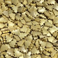 Christmas Tree Gold (Thick) Sprinkles 1 LB