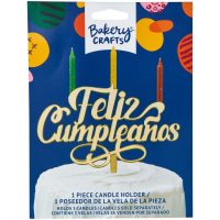 Feliz Cumpleanos Candle Holder 12 CT