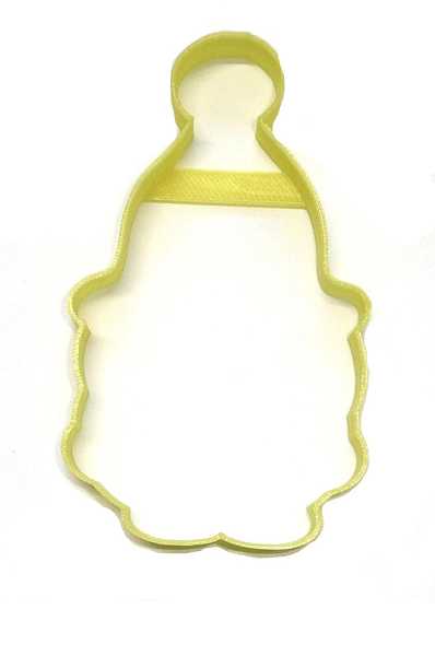 Gnome Outline Dingle Ball Hat Cookie Cutter