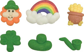 St. Pat's Royal Icing Charms Assortment 240 CT