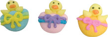 Chicks In Shell Charms-Asst. Colors 180 CT