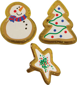 Christmas Cookie Rings Assorted 144 CT