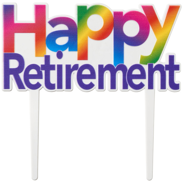 Happy Retirement Vertical Layon 6 CT - Image 2