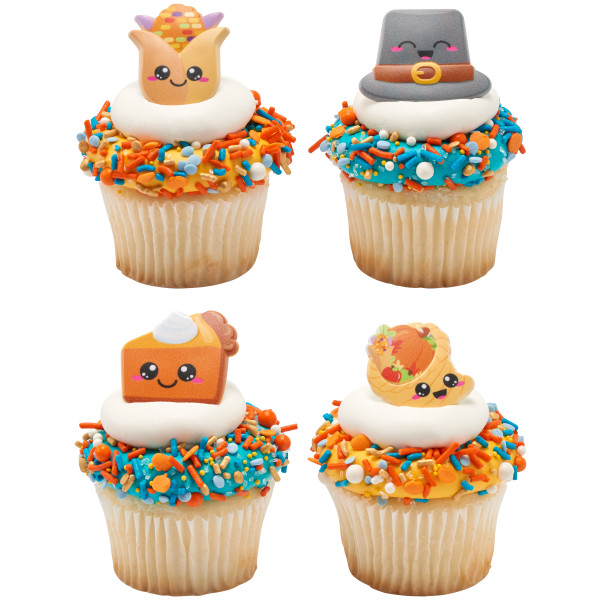 Thanksgiving Cuties Cupcake Rings 144 CT - Image 3