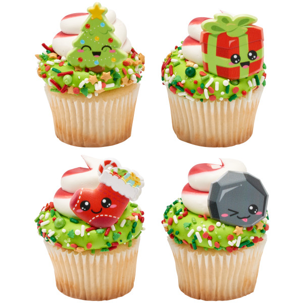 Christmas Cuties Cupcake Rings 144 CT - Image 2