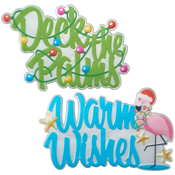 Tropical Christmas Wishes Layon 12 CT