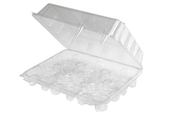 Cupcake Container 6 count Large (Jumbo) 125 CT