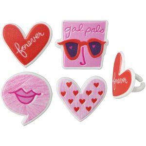 Gal Pals Cupcake Rings 144 CT