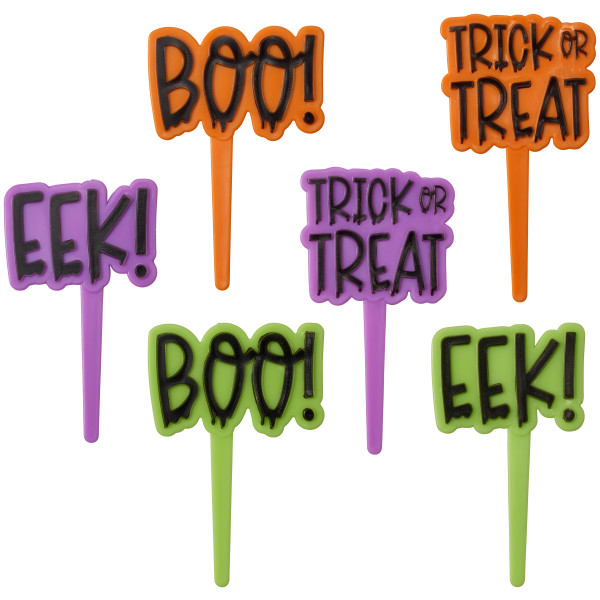 Halloween Greeting DecoPics 144 CT