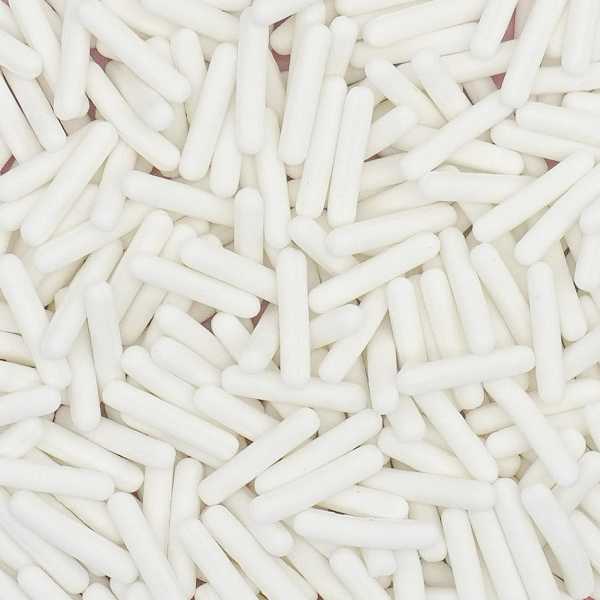 White Matte Rods 1 LB