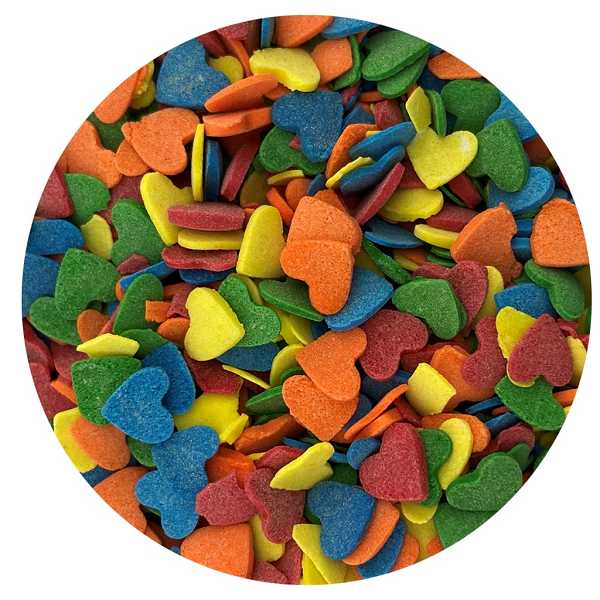 Bright Heart Edible Confetti 4 OZ