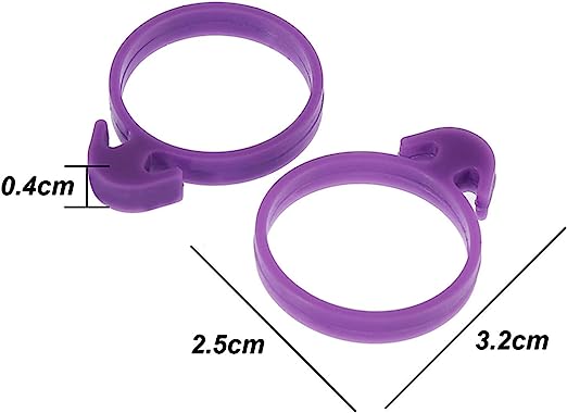 Pastry Icing Bag Ties Reusable Silicone 4 CT