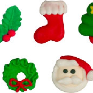 Tiny Christmas Mix 5/8″-3/4″ Royal Icing 310 CT