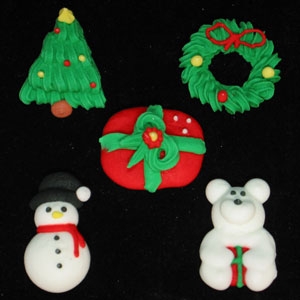 Xmas Traditions 1 1/4″ Royal Icing 120 CT