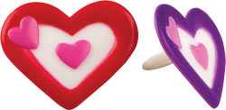 Double Heart Rings 72 CT