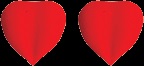 Mini Red Hearts 1/2" Royal Icing 500 CT