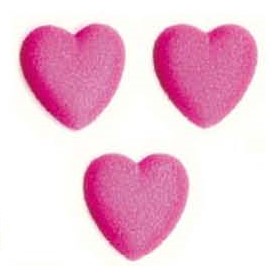 Mini Pink Hearts 1/2" Sugar Decorations 640 CT
