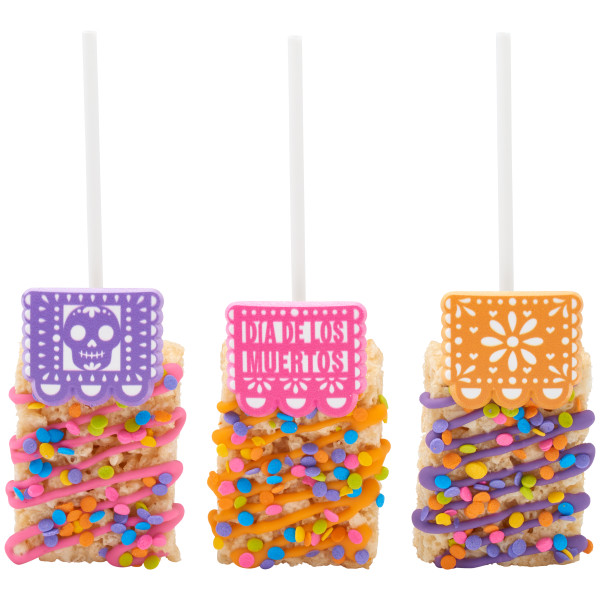 Papel Picado Banner Cupcake Rings 144 CT - Image 3