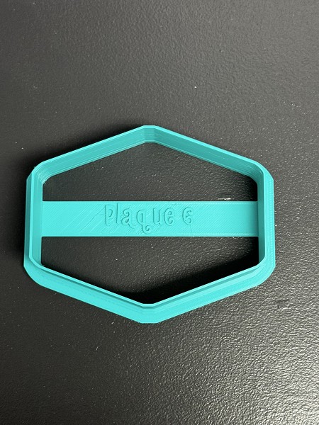 Plaque 6 Cookie Cutter