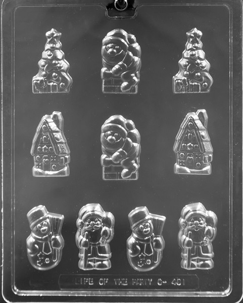 Christmas Assorted Toppers 10 CAV