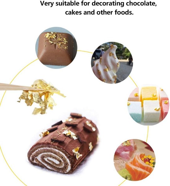 Edible Gold Leaf 2.5 Gram EA - Image 2