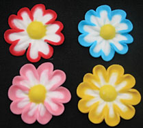 Gerbera Assorted Royal Icing 128 CT