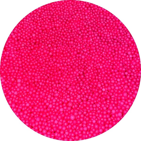 Hot Pink Mini Beads (Nonpariel) 1 LB