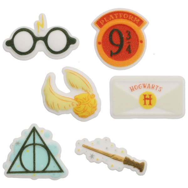 Harry Potter Wizarding World Red 3 Free Assortment Dec-Ons 144 CT