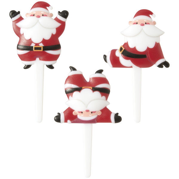 Tumbling Santa DecoPics 72 CT