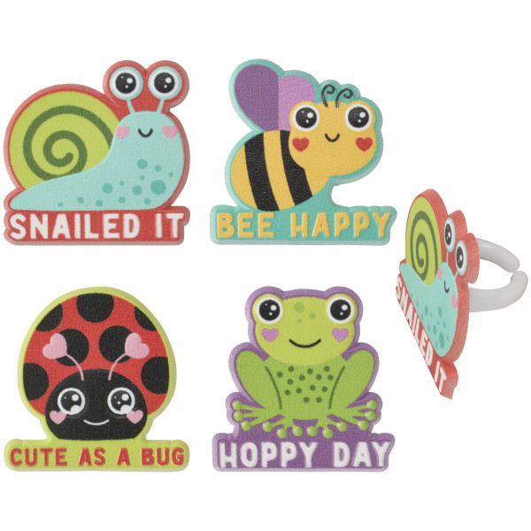 Critter Cuties Cupcake Rings 144 CT