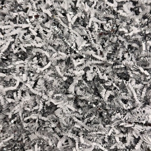 Crinkle Paper Silver and White 2 OZ
