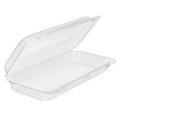 13.25" X 6.5" X 2.75" Hinged Container 200 CT
