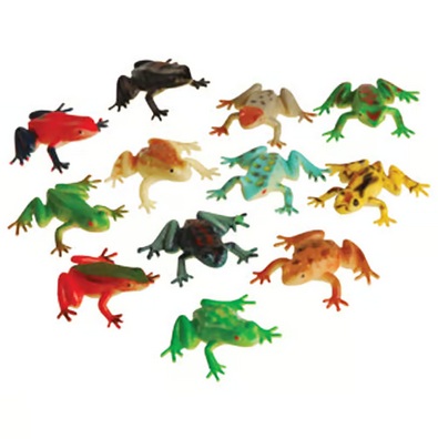 Mini Frogs Assorted 2.5" 12 CT