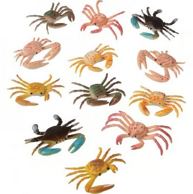 Mini Crabs Assorted 2.5" 12 CT