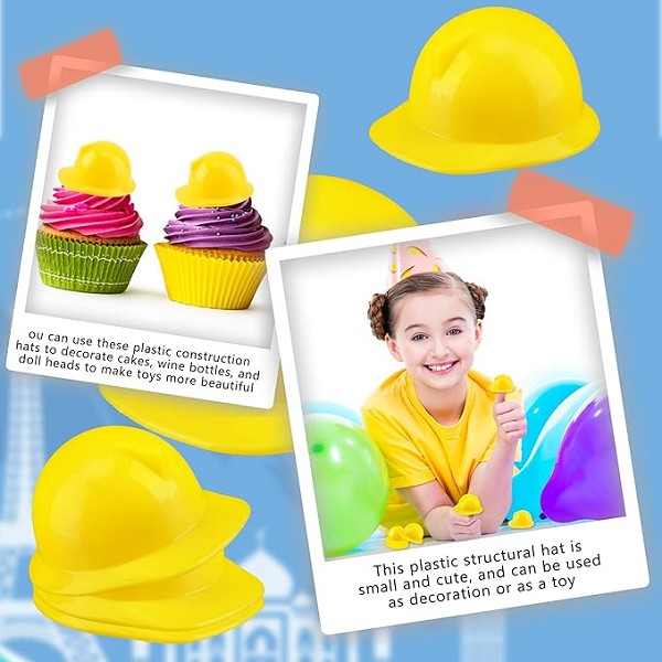 Yellow Construction Hat 6 count - Image 2