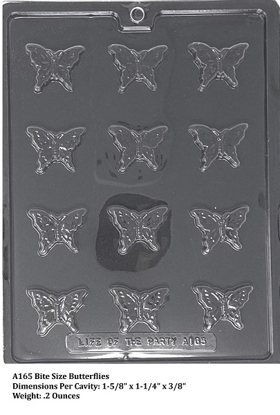 Bite Size Butterflies Candy Mold 12 CAV
