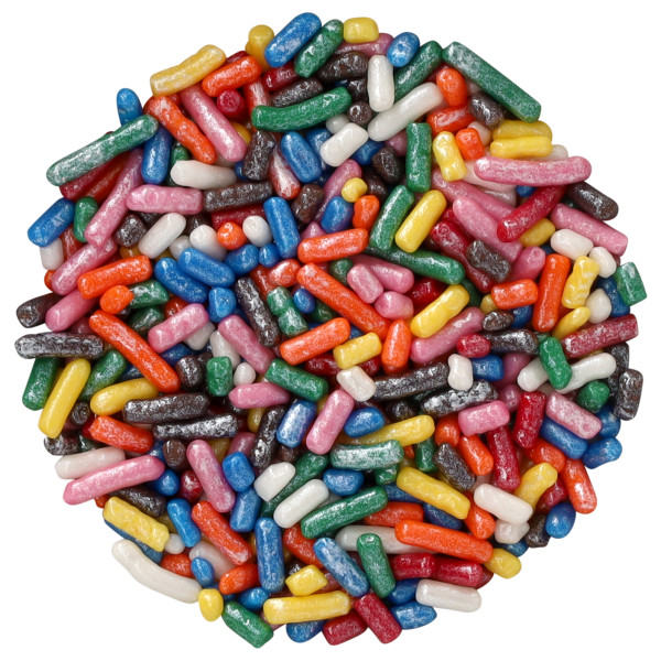 Rainbow Shimmer - Red 3 Free Sprinkles 6 LB