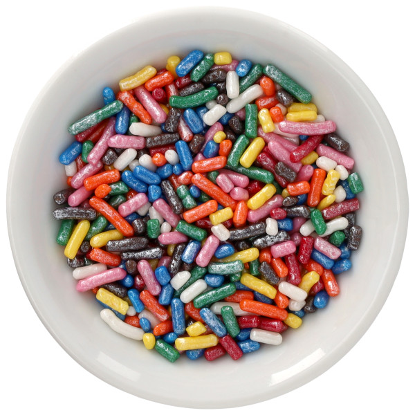 Rainbow Shimmer - Red 3 Free Sprinkles 6 LB - Image 2