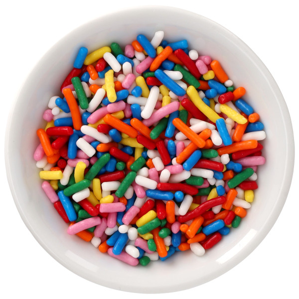 Bright Rainbow - Red 3 Free Sprinkles 6 LB - Image 2