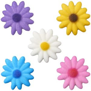 Daisies Medium Assorted Dec-Ons 1/8″ 315 CT