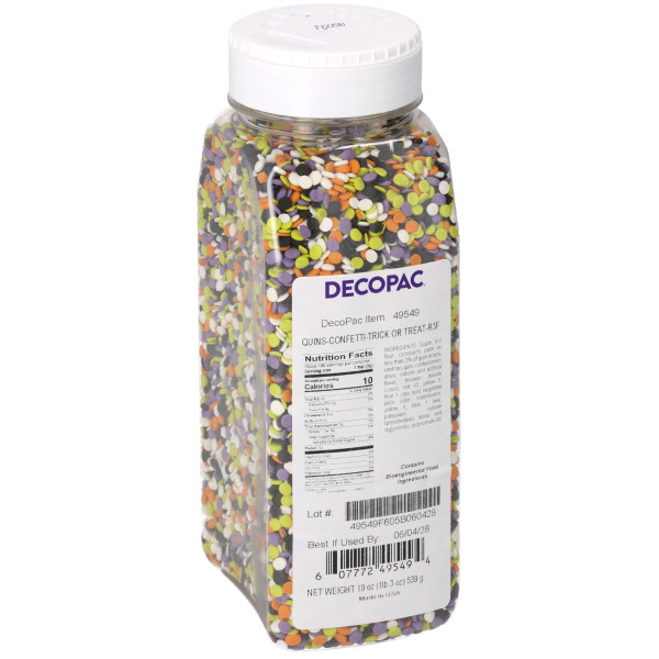 Trick or Treat Confetti - Red 3 Free Quins 19 1/2 OZ - Image 2